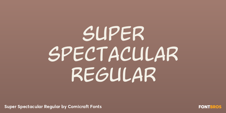 Super Spectacular Regular Poster
