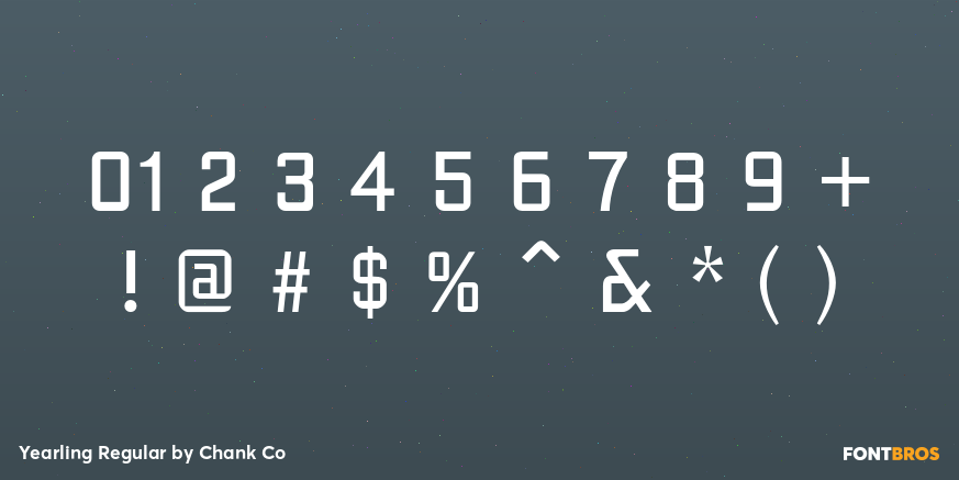 Yearling Regular Font Poster #4