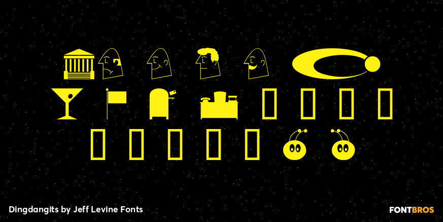 Dingdangits Font Poster #4