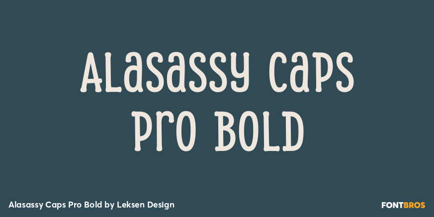 Alasassy Caps Pro Bold Poster