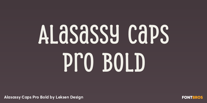 Alasassy Caps Pro Bold Poster