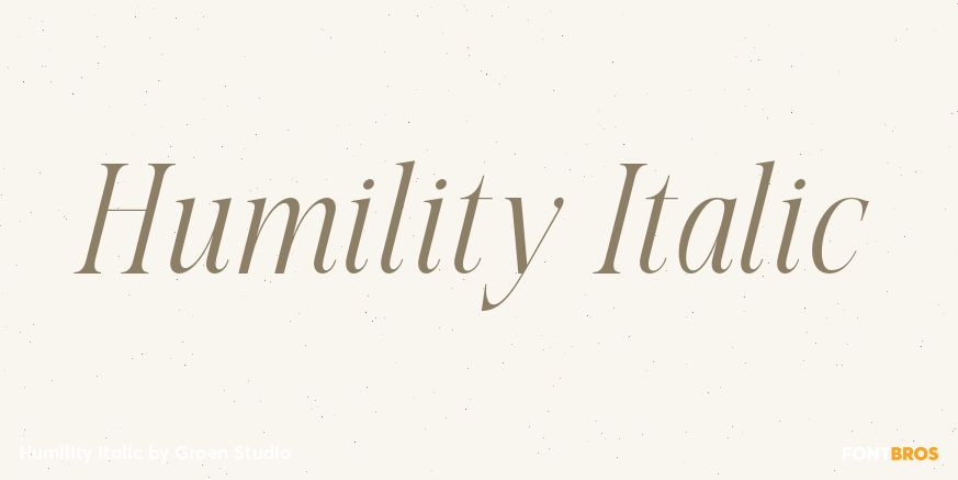 Humility Italic Poster