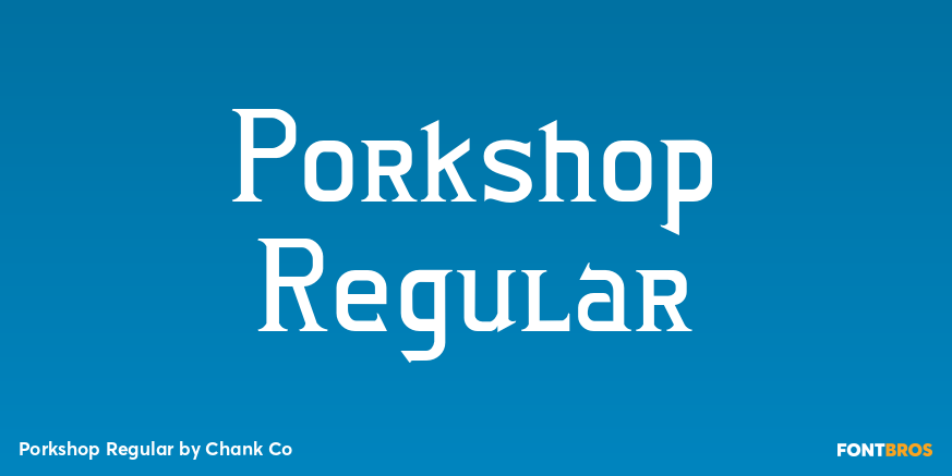 Porkshop Regular Poster