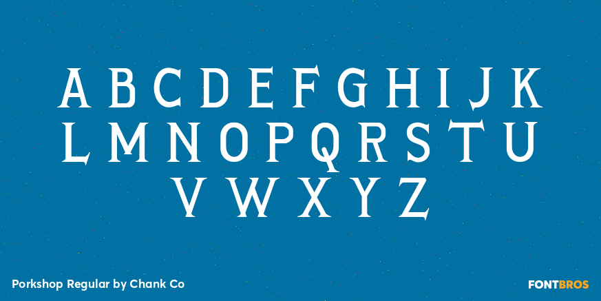 Porkshop Regular Font Poster #2