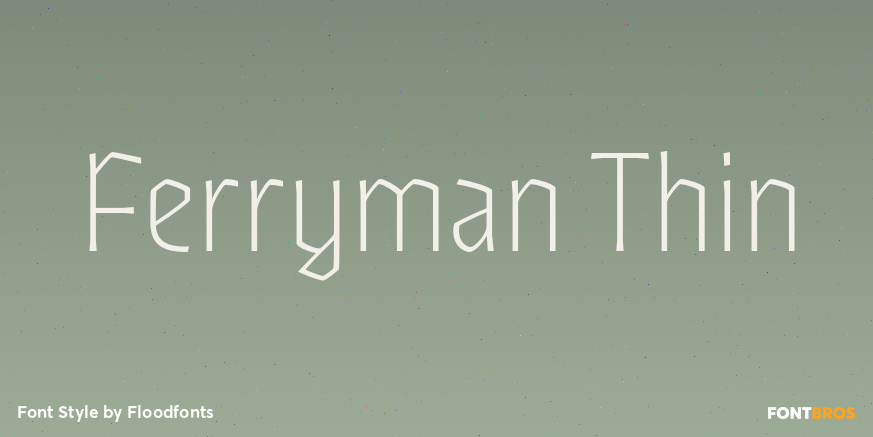 Ferryman Thin Poster