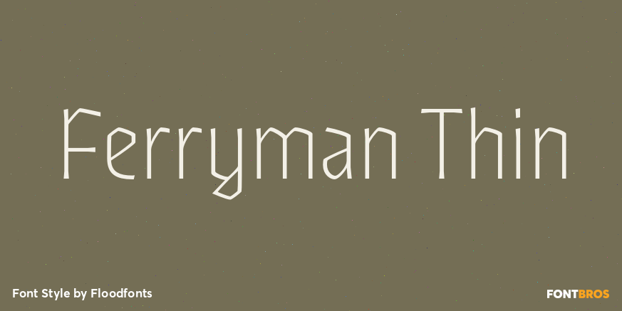 Ferryman Thin Poster