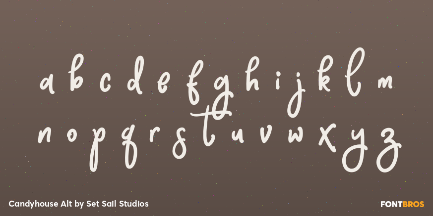 Candyhouse Alt Font Poster #3