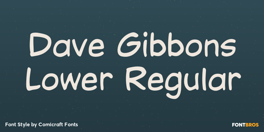 Dave Gibbons Lower Regular Poster