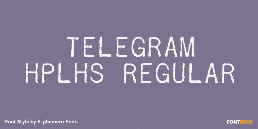 Telegram HPLHS Regular Poster