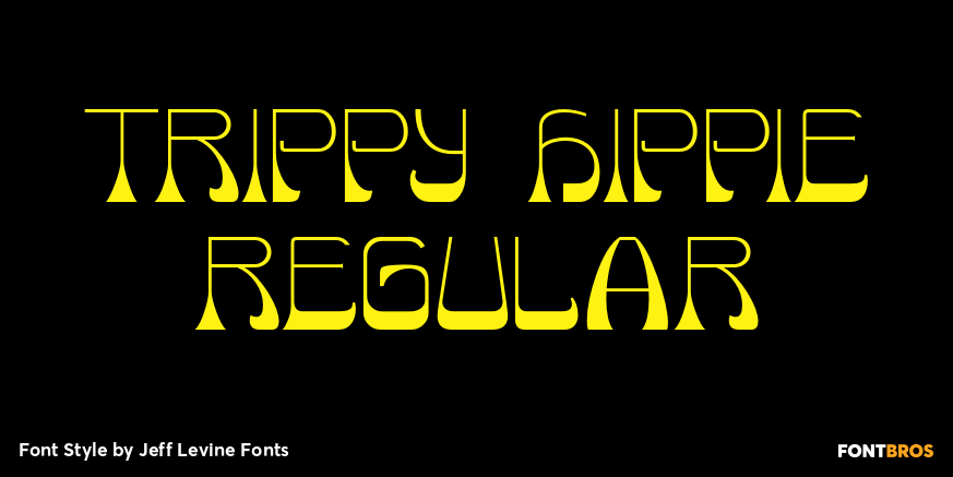 Trippy Hippie Regular Poster