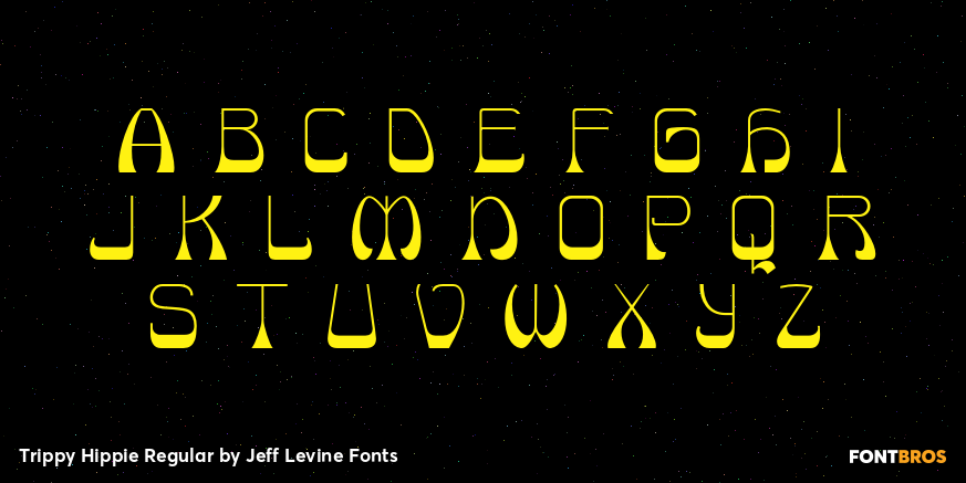 Trippy Hippie Regular Font Poster #2