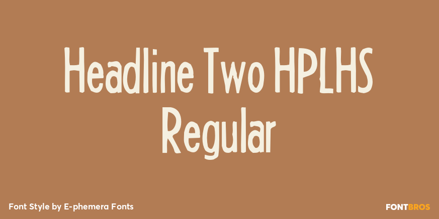 Headline Two HPLHS Regular Poster