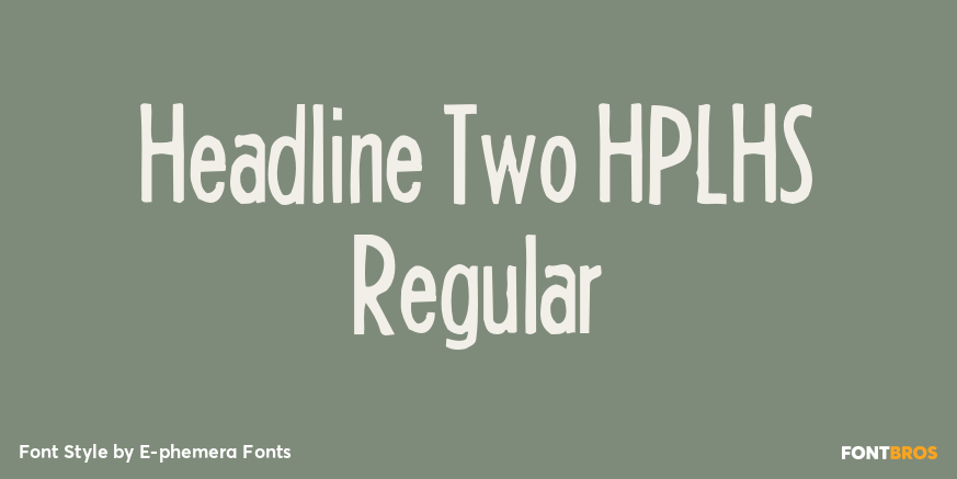 Headline Two HPLHS Regular Poster