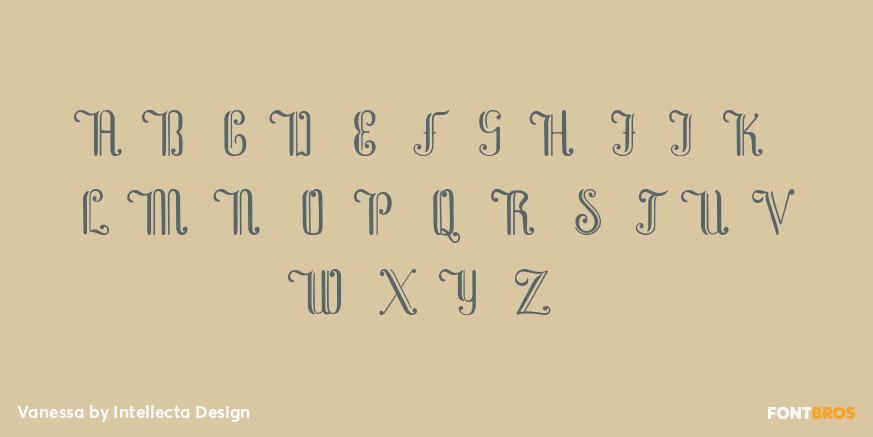 Vanessa Font Poster #2