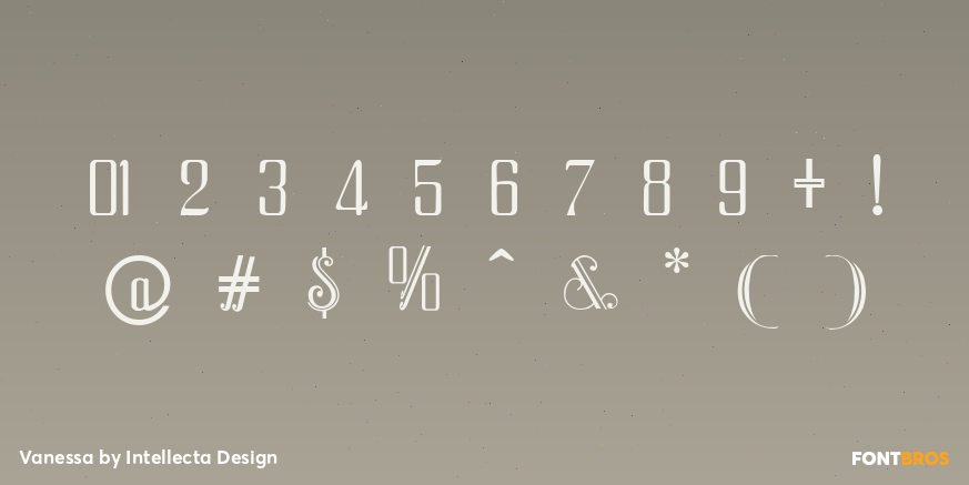 Vanessa Font Poster #4