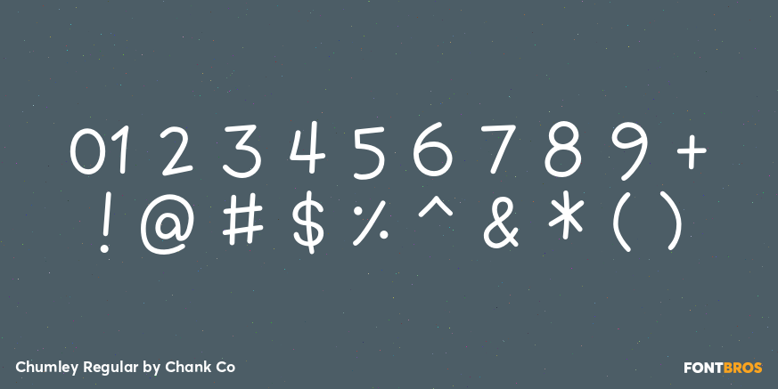 Chumley Regular Font Poster #1