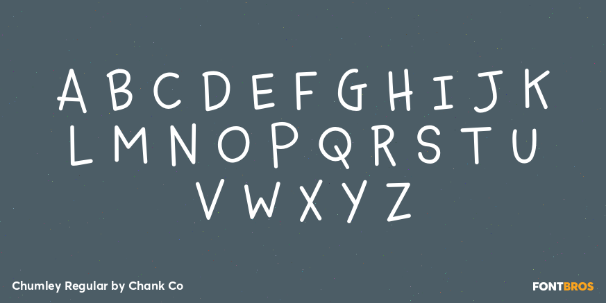 Chumley Regular Font Poster #2