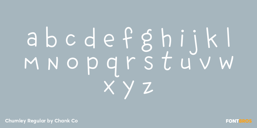Chumley Regular Font Poster #3