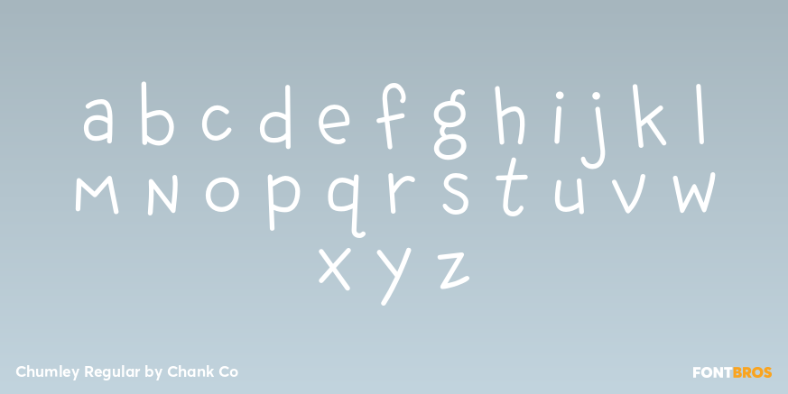 Chumley Regular Font Poster #1