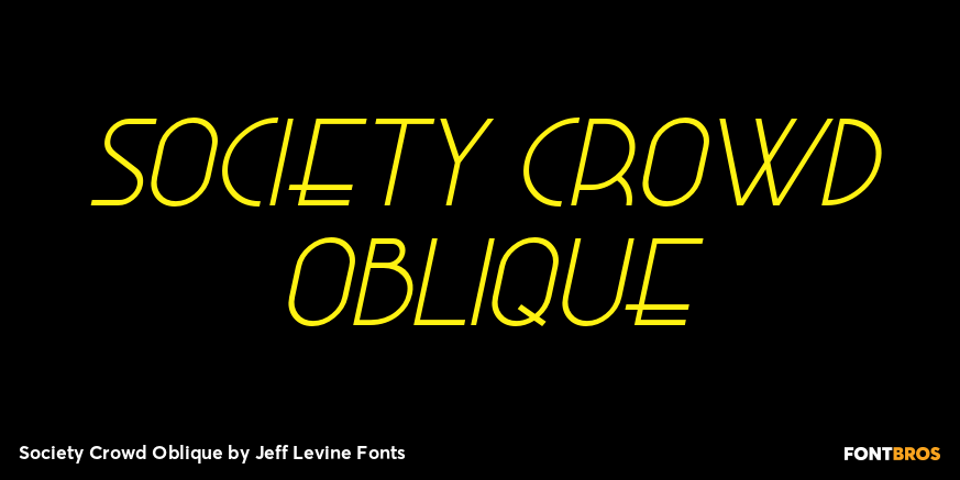 Society Crowd Oblique Poster