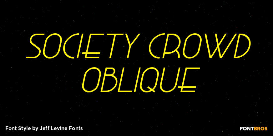 Society Crowd Oblique Poster