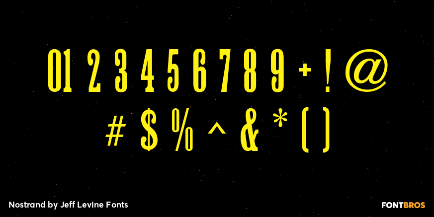 Nostrand Font Poster #4