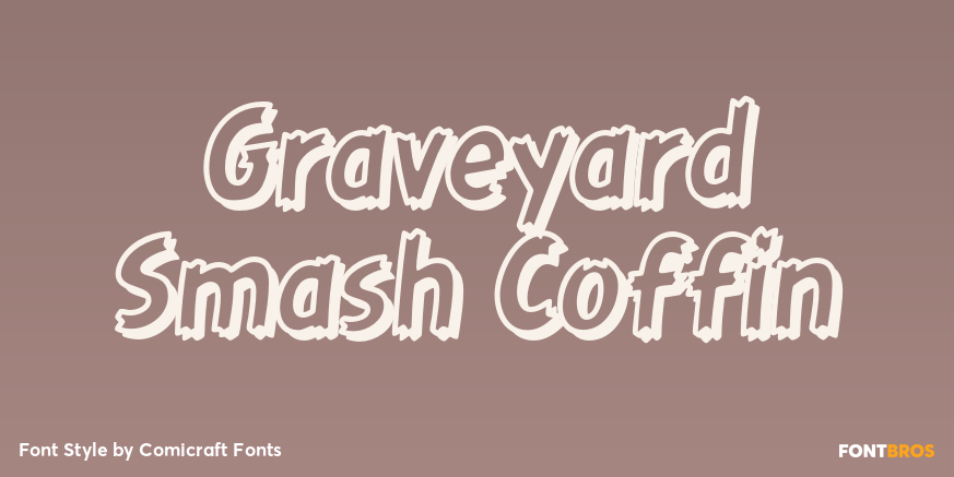 Graveyard Smash Coffin Poster