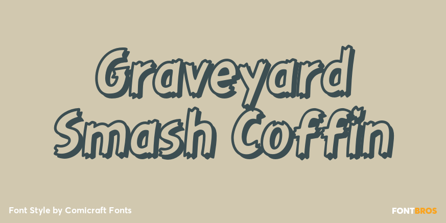Graveyard Smash Coffin Poster