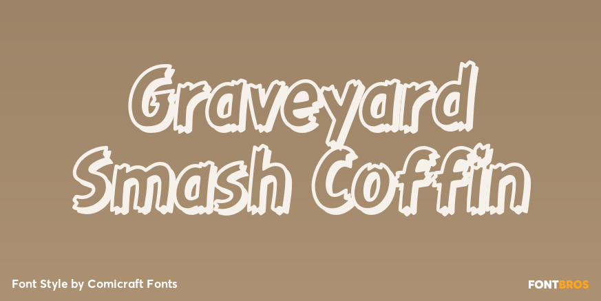 Graveyard Smash Coffin Poster