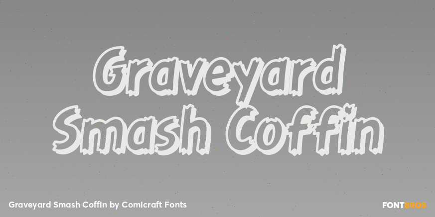 Graveyard Smash Coffin Poster