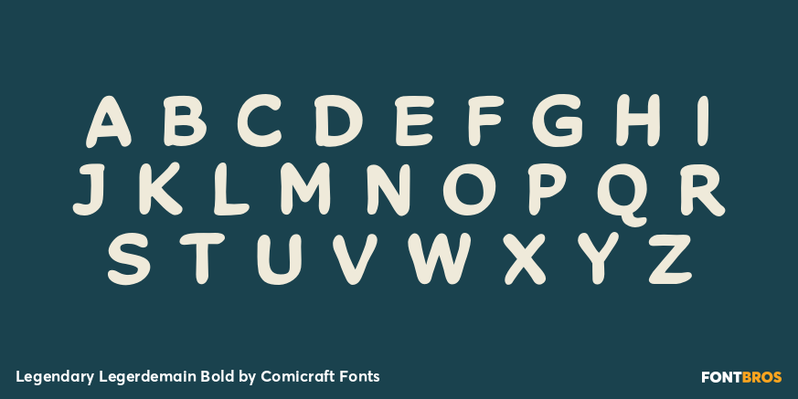 Legendary Legerdemain Bold Font Poster #2