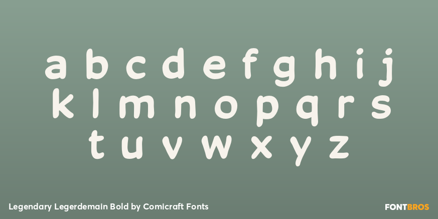 Legendary Legerdemain Bold Font Poster #3