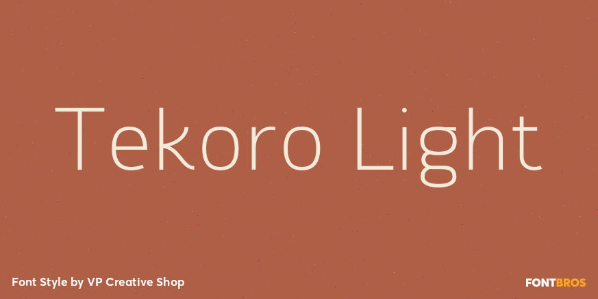 Tekoro Light Poster