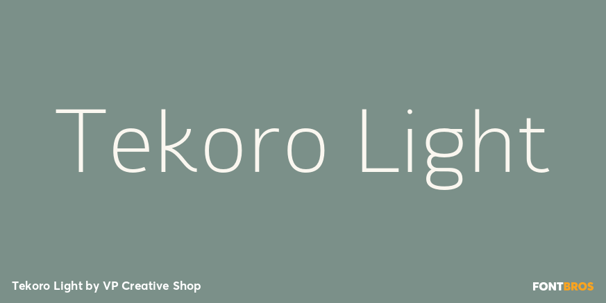 Tekoro Light Poster