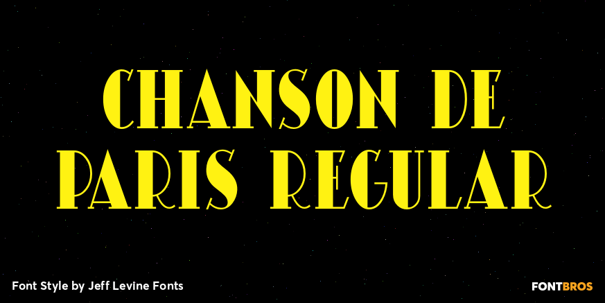Chanson De Paris Regular Poster