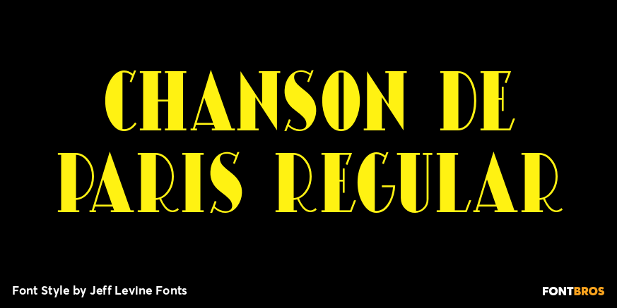 Chanson De Paris Regular Poster