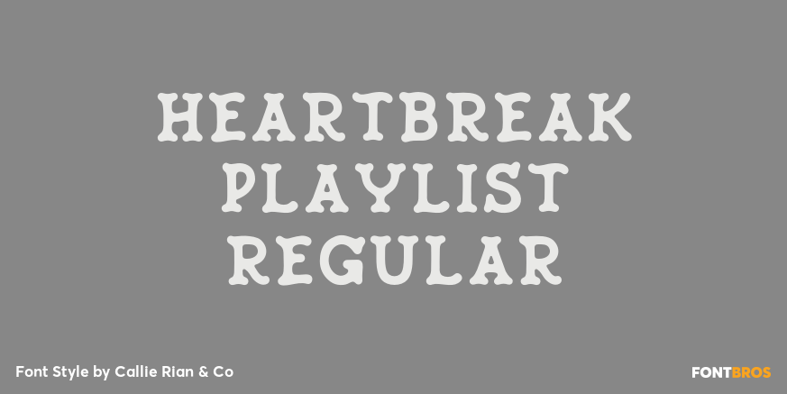 Heartbreak Playlist Regular Poster