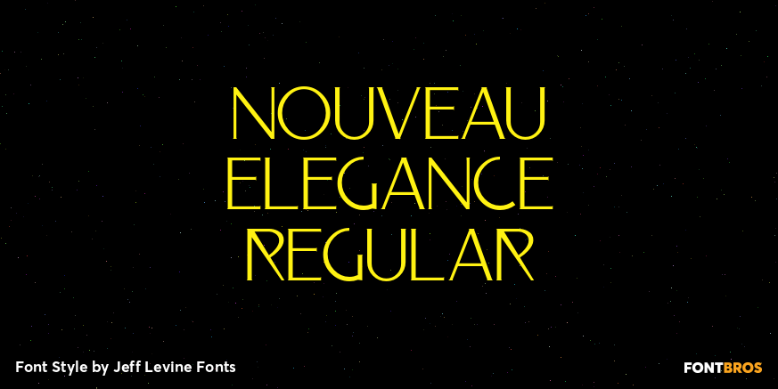 Nouveau Elegance Regular Poster