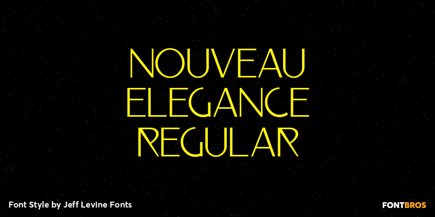 Nouveau Elegance Regular Poster