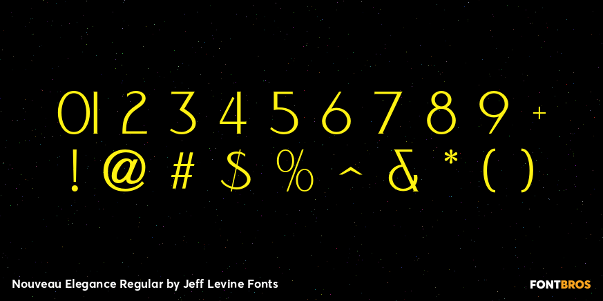 Nouveau Elegance Regular Font Poster #4