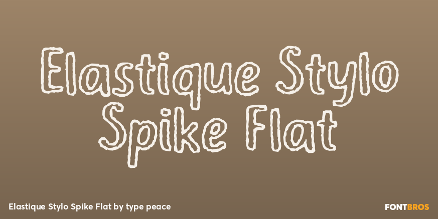 Elastique Stylo Spike Flat Poster
