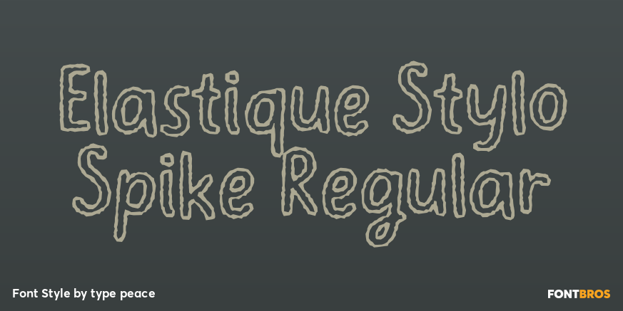Elastique Stylo Spike Regular Poster