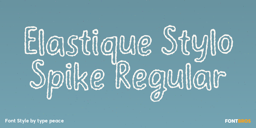 Elastique Stylo Spike Regular Poster