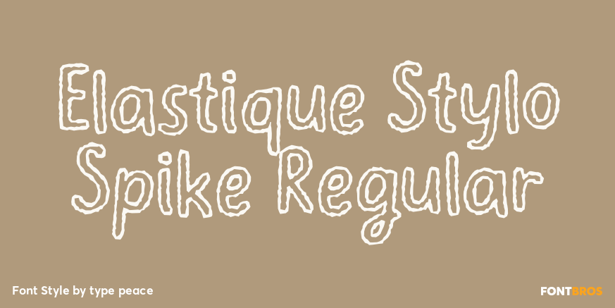 Elastique Stylo Spike Regular Poster