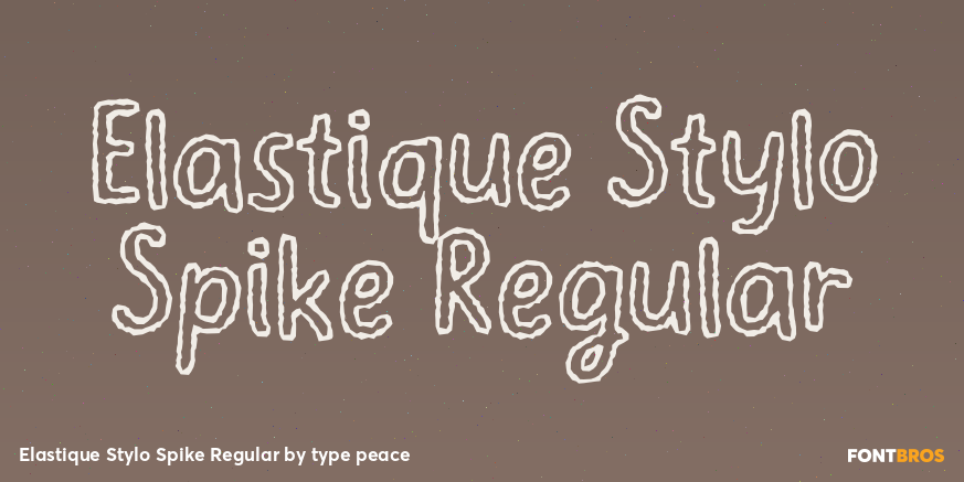 Elastique Stylo Spike Regular Poster