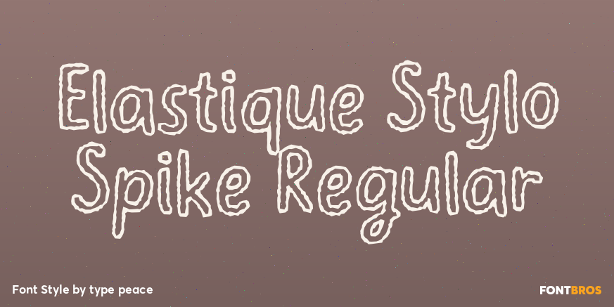 Elastique Stylo Spike Regular Poster