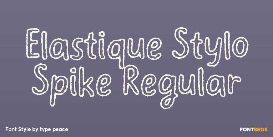 Elastique Stylo Spike Regular Poster