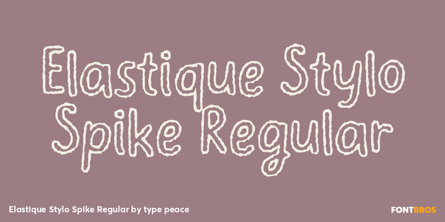 Elastique Stylo Spike Regular Poster