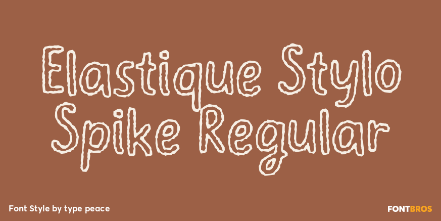 Elastique Stylo Spike Regular Poster