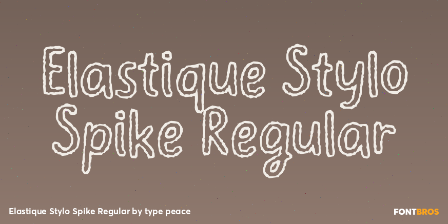 Elastique Stylo Spike Regular Poster
